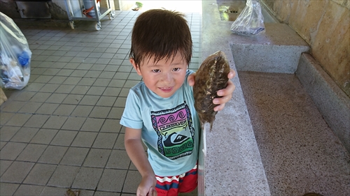 25日・次男初めての釣り！
